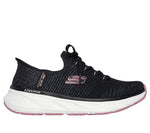 Skechers Hiking & Trail Shoes 6 / Black/Pink / B (Medium) Skechers Womens Slip-ins Relaxed Fit Edgeride - Black / Pink