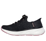 Skechers Hiking & Trail Shoes Skechers Womens Slip-ins Relaxed Fit Edgeride - Black / Pink