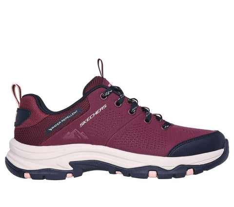 Skechers Running Shoes 5 / Gray / B (Medium) Skechers Womens Relaxed Fit: Trego - Trail Destiny - Raspberry