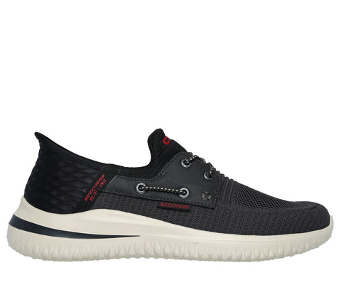 Skechers Running Shoes 8 / D (Medium) / Gray Skechers Slip-ins Delson 3.0 Roth - Chocolate / Black