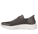 Skechers Walking Shoes Mens Slip-ins GO WALK Flex Hands Up - Brown