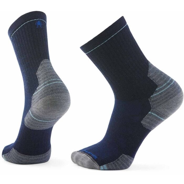 Smartwool Socks Smartwool Unisex Hike Targeted Cushion Mid Crew Socks- Deep Navy