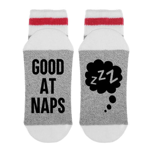 Sock Dirty To Me Socks Matte Black Good At Naps - Ladies