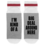 Sock Dirty To Me Socks Matte Black I'm Kind Of A Big Deal Around Here - Men