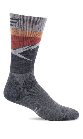 Sockwell Socks Sockwell Circulator Men's Compression Socks 15-20mmHg -MTN CREW - Grey