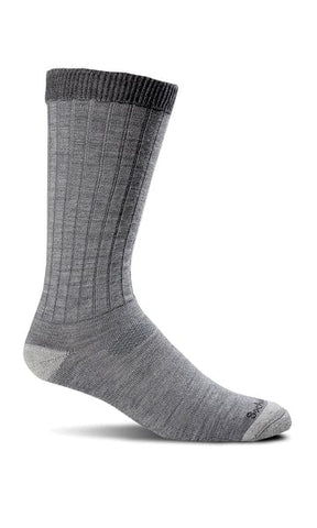 Sockwell Socks Sockwell Men's Easy Does It | Relaxed Fit Socks - Grey