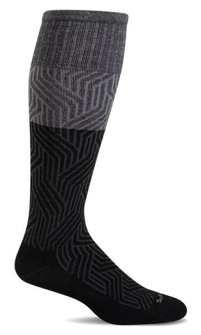 Sockwell Socks Sockwell Women's Compression Socks 15-20mmHg - Black/Grey