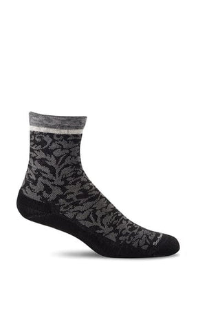 Sockwell Socks Sockwell Women's Plantar Cush Crew | Plantar Relief Socks -  Black