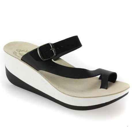 Sole Mio Heeled & Wedge Sandals 36 / Black Fantasy Sandals FELISA S5000 - Black