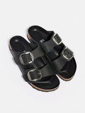Sole To Soul Footwear Inc. Birkenstock Arizona Big Buckle Narrow Fit - Black