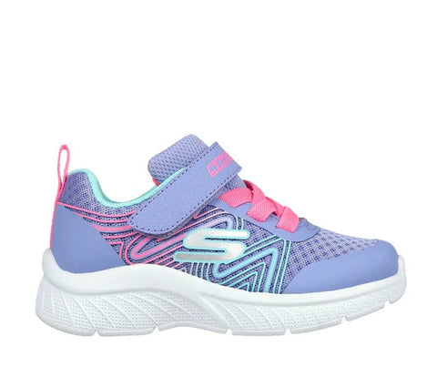 Sole To Soul Footwear Inc. Kids Shoes 11 / Periwinkle / Multi Skechers Kids Microspec Plus - Swirl Sweet - Periwinkle / Multi