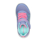 Sole To Soul Footwear Inc. Kids Shoes Skechers Kids Microspec Plus - Swirl Sweet - Periwinkle / Multi