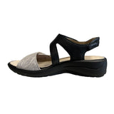 Sole To Soul Footwear Inc. Romika Womens Annecy 01 Sandal - Black