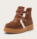 Sorel Ankle Boots Sorel Women's Ona Ave Alpine Plus Waterproof Boots - Dark Auburn/ Gum 2