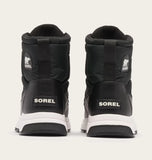 Sorel Ankle Boots Sorel Women's Whitney III Mid Waterproof Boots- Black/ Sea Salt