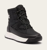 Sorel Ankle Boots Sorel Women's Whitney III Mid Waterproof Boots- Black/ Sea Salt