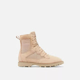 Sorel Mid Boots Medium / Cream / 5 US Sorel Women's Caribou On the Move Waterproof Lace Boots- Natural Tan