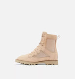 Sorel Mid Boots Sorel Women's Caribou On the Move Waterproof Lace Boots- Natural Tan