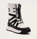 Sorel Tall Boots Medium / White/ Black / 5 US Sorel Women's Whitney III Tall Waterproof Boots- Sea Salt/ Black