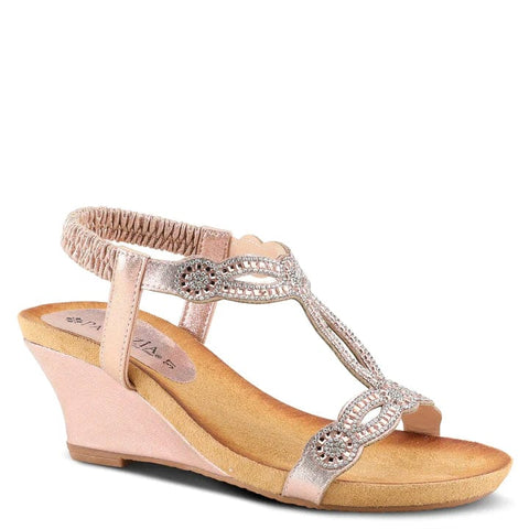 Spring Step Shoes Shoes 37 SHINING Strappy Sandal - Champagne Pink