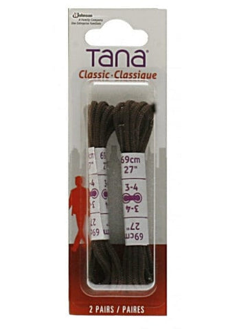 Tana Shoe Laces Tana Laces 27" Round Brown