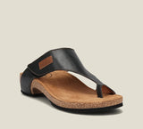 Taos Womens Loop Sandal - Black – Sole To Soul Footwear Inc.