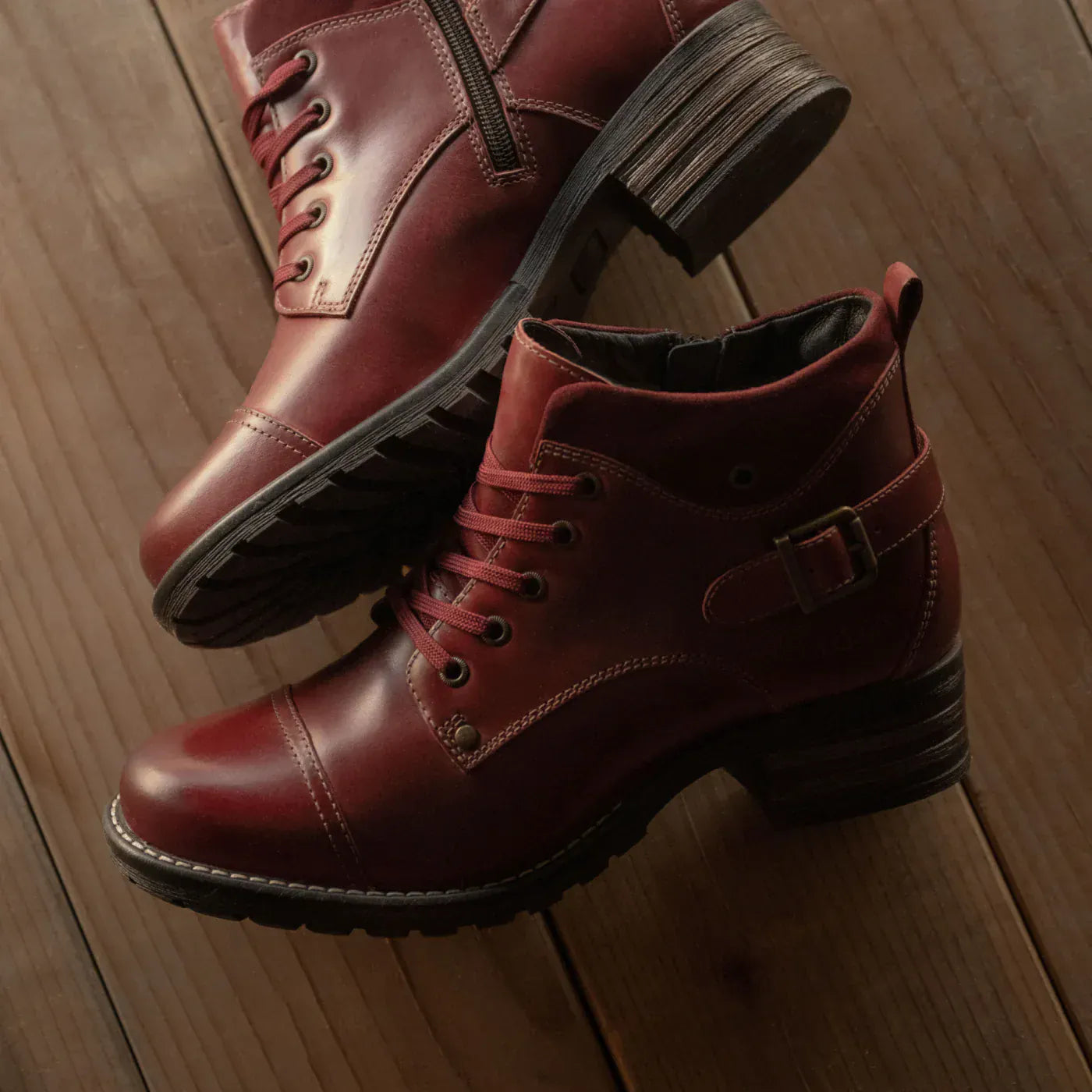 Taos Ankle Boots Taos Women's Mini Crave Boots- Red