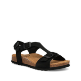 Taos Ankle Strap Sandals Medium / Black / 5 US Taos Women's MVP Sandals- Black Suede