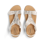 Taos Flat Sandals Taos Women's The Show Sandals- Brown Snake