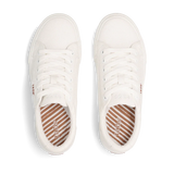 Taos Lifestyle Sneakers Taos Women's Plim Soul Canvas Sneakers- White