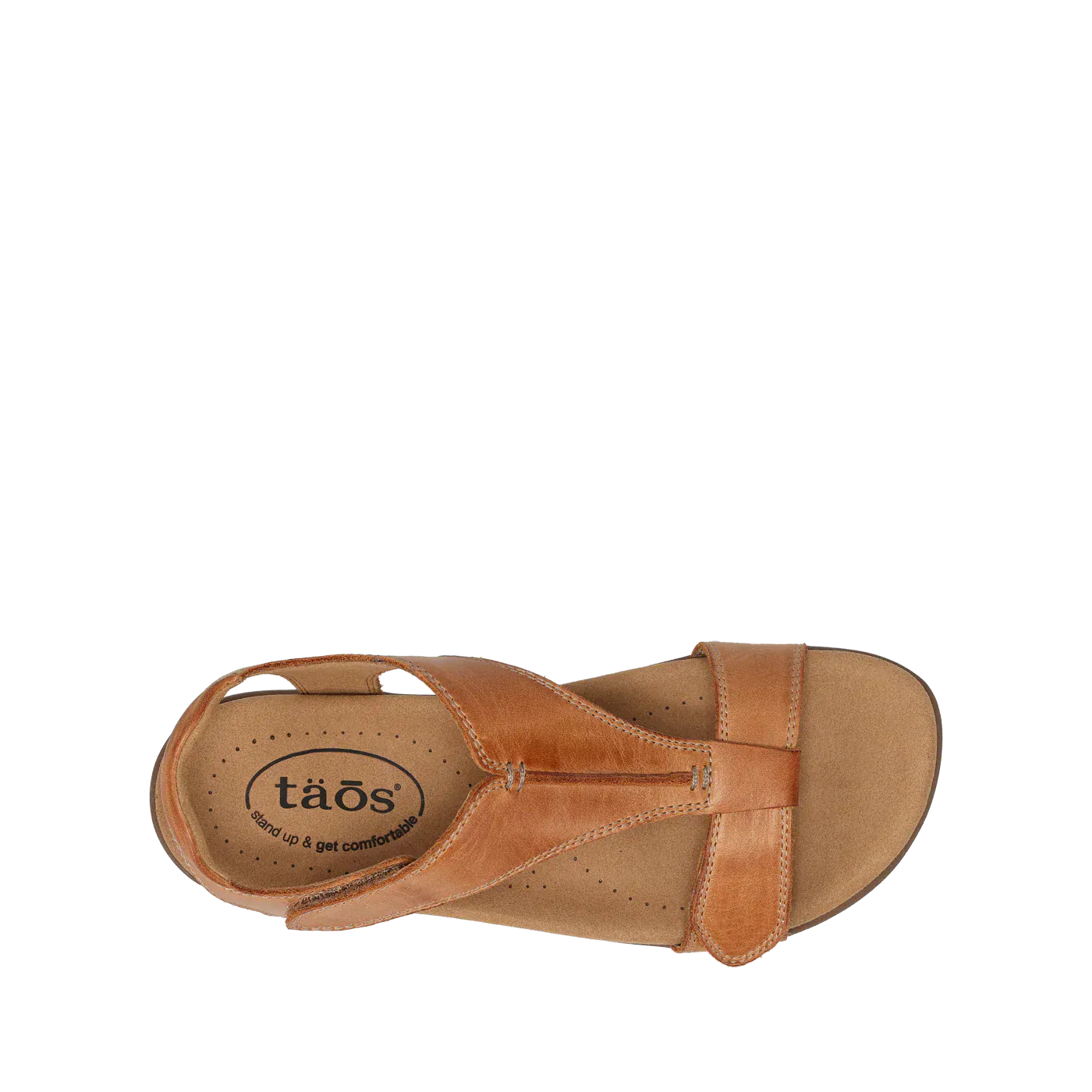 Taos Strappy Sandals Taos Women's The Show Sandals- Caramel