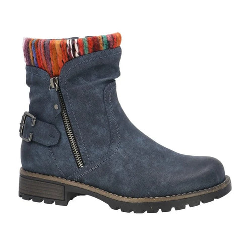 TAXI Ankle Boots Medium / Navy / 36 EU Taxi Women's Serena-01T Booties- Navy