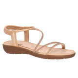 TAXI Ankle Strap Sandals Medium / Rose Gold / 35 EU Taxi Women's Paige-01 Strappy Sandals- Rose Gold