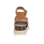 TAXI Ankle Strap Sandals Taxi Womens Adrianna Espadrilles - Beige