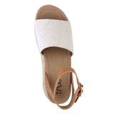 TAXI Ankle Strap Sandals Taxi Womens Adrianna Espadrilles - Beige