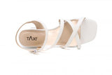 TAXI Strappy Heels Taxi Women's Liv 01 Strappy Heels- White