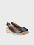 Toni Pons Heeled & Wedge Sandals Toni Pons Bernia-P Espadrille Wedges- Black