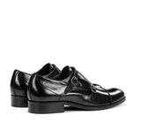 Fluchos Men's Robert Monk Strap Dress Shoes- Black