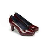 Dorking Women's Blesa Pumps- Napplak Burgundy Patent
