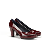 Dorking Women's Blesa Pumps- Napplak Burgundy Patent