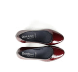 Dorking Women's Blesa Pumps- Napplak Burgundy Patent
