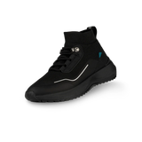 Vessi Lifestyle Sneakers Medium / Black / 6 US Vessi Women's Stormburst High Top Sneakers- Space Black