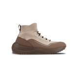 Vessi Lifestyle Sneakers Vessi Men's Stormburst High Top Sneakers- Sandwash/ Dark Teak