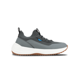 Vessi Lifestyle Sneakers Vessi Men's Stormburst Low Top Sneakers- Dark Grey/ White