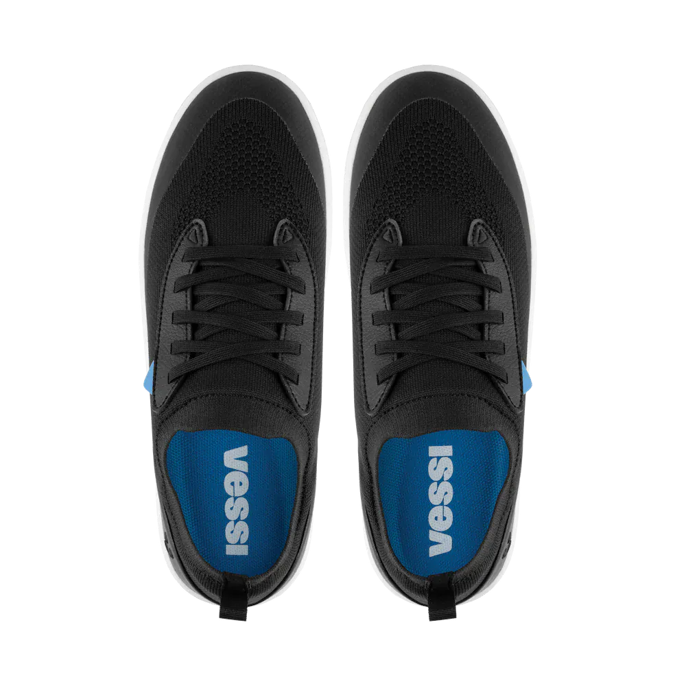 Vessi Lifestyle Sneakers Vessi Men's Weekend Neo Sneakers- Black/ White