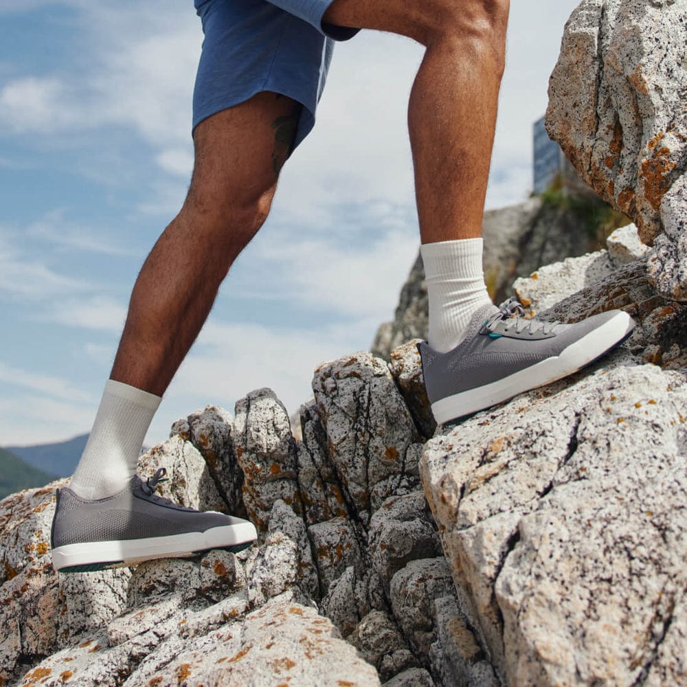 Vessi Lifestyle Sneakers Vessi Mens Weekend Sneaker - Concrete Grey