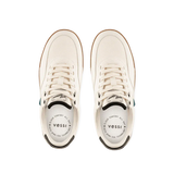 Vessi Lifestyle Sneakers Vessi Women's Courtside Classic Sneakers- Off White/ Black