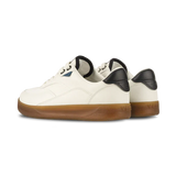 Vessi Lifestyle Sneakers Vessi Women's Courtside Classic Sneakers- Off White/ Black