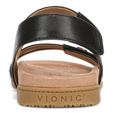 Vionic Ankle Strap Sandals Vionic Women's Essie Sandals- Black Leather