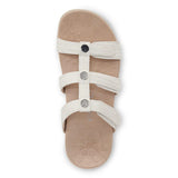 VIONIC Ankle Strap Sandals Vionic Womens  Amber Slide Sandals - White